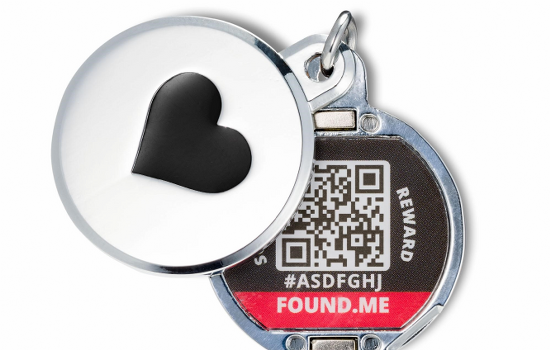 FOUND ME QR CODE Pet Tags 