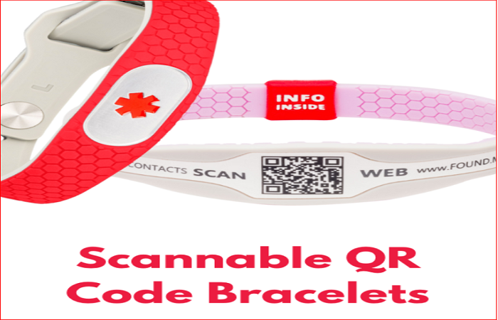 Scannable QR code Bracelets